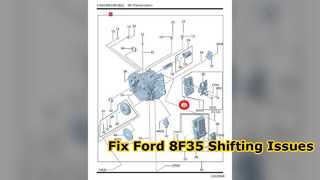 Ford 8F35 ট্রান্সমিশন ভালভ বডি মেরামত কঠোর স্থানান্তর ফিক্স