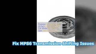 MPS6 6DCT450 ট্রান্সমিশন সমস্যা পুনর্নির্মাণ ক্লাচ ঠিক করুন