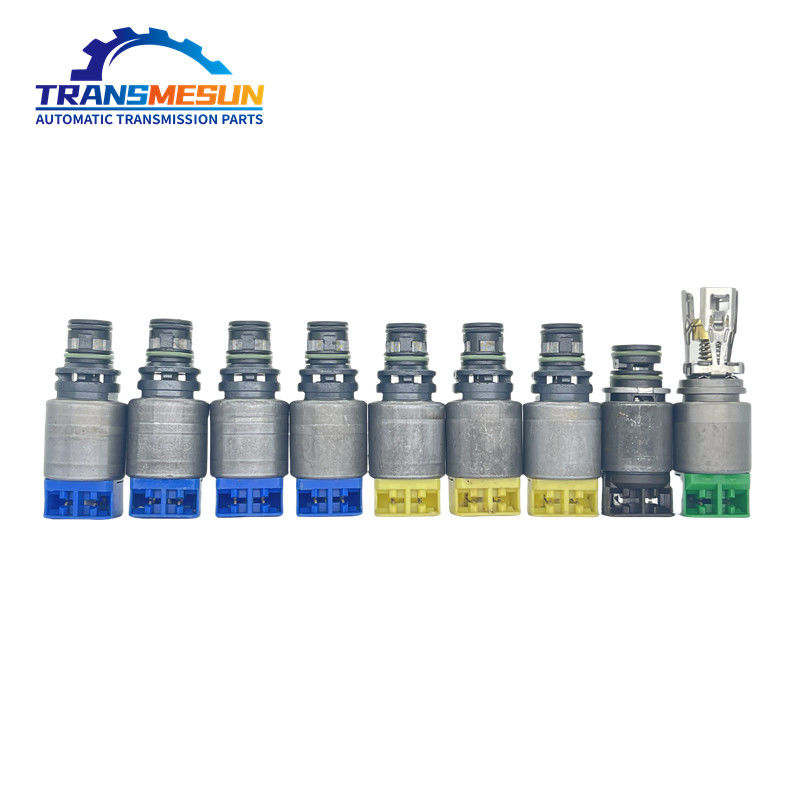 Transmesun স্বয়ংক্রিয় ট্রান্সমিশন OE 0501221287 এর BMW 3 সিরিজ F30 এর জন্য 8HP-50 এর 9 টি সোলিনয়েড ভালভ মেরামতের কিট সেটগুলিতে আসে।